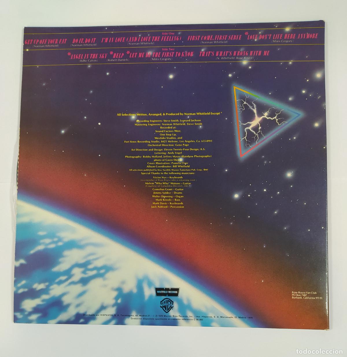 Discos de vinilo: ROSE ROYCE - STRIKES AGAIN! - LP. TDKLP10 - Foto 2