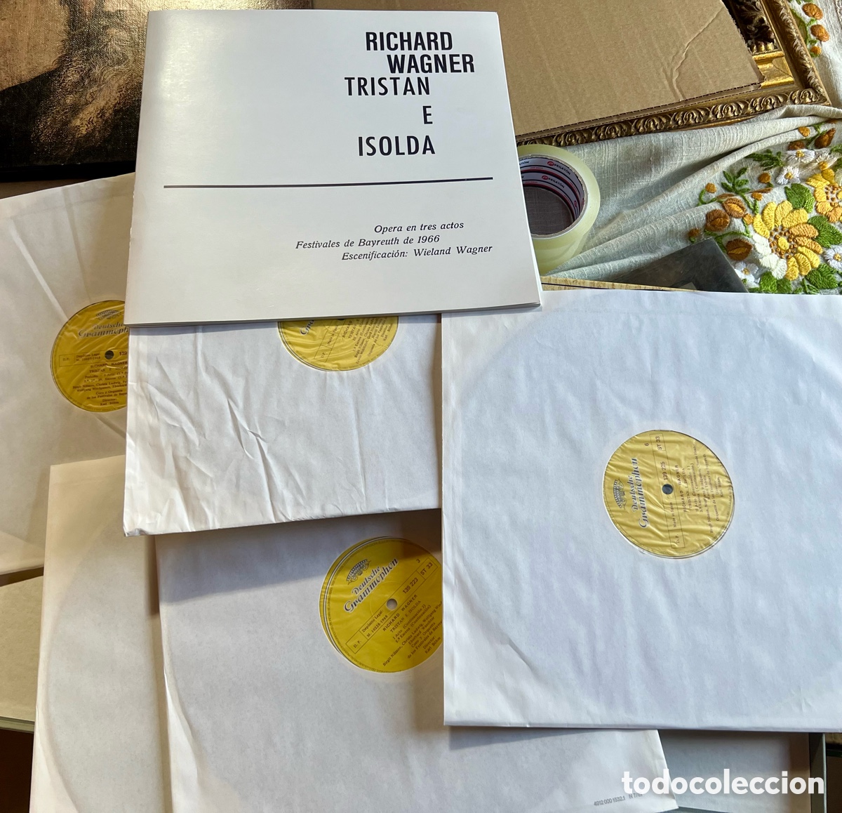 Discos de vinilo: WAGNER, Tristan e Isolda, Karl Bohm, Bayreuth 1966 - Foto 3