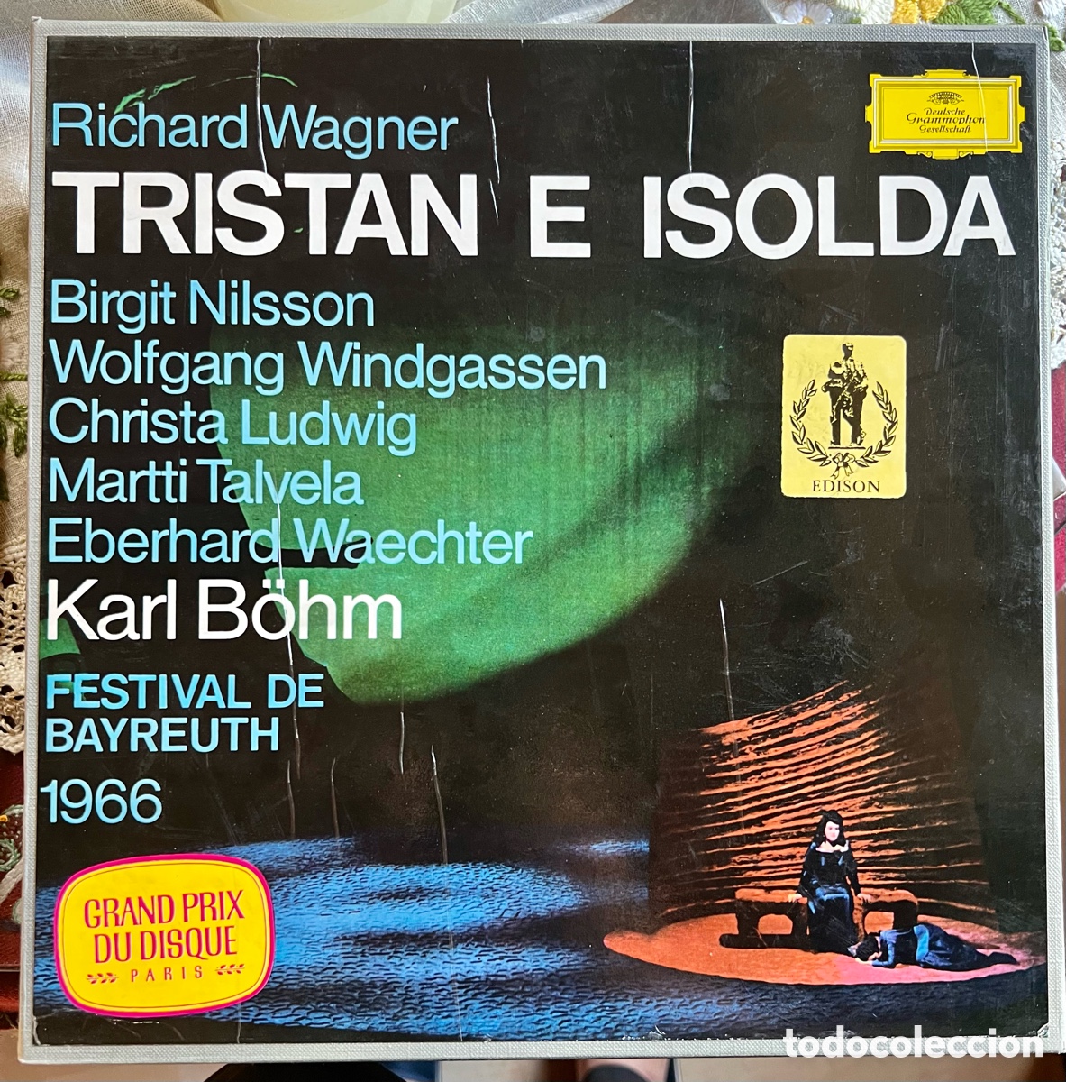 Discos de vinilo: WAGNER, Tristan e Isolda, Karl Bohm, Bayreuth 1966 - Foto 1