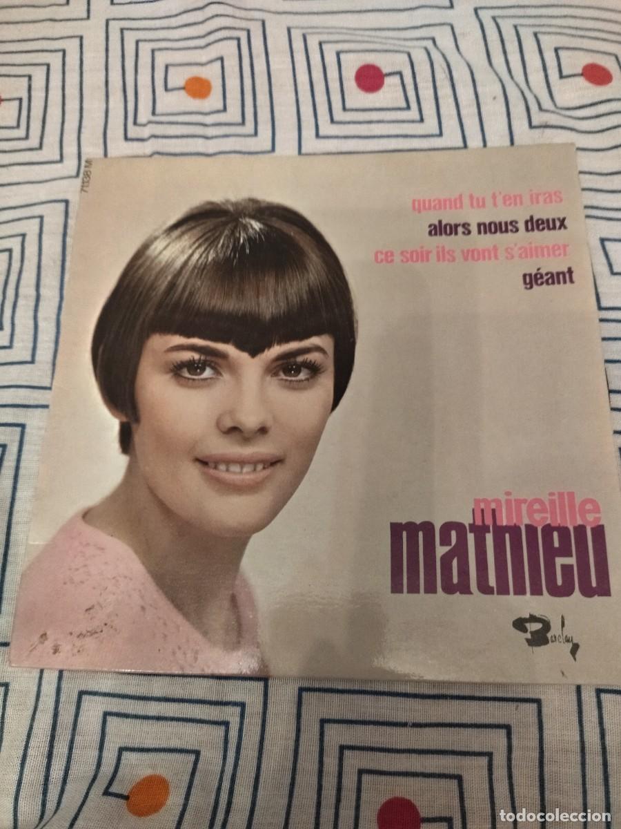Discos de vinilo: MIREILLE MATHIEU -QUAND TU TEN IRAS - Foto 1