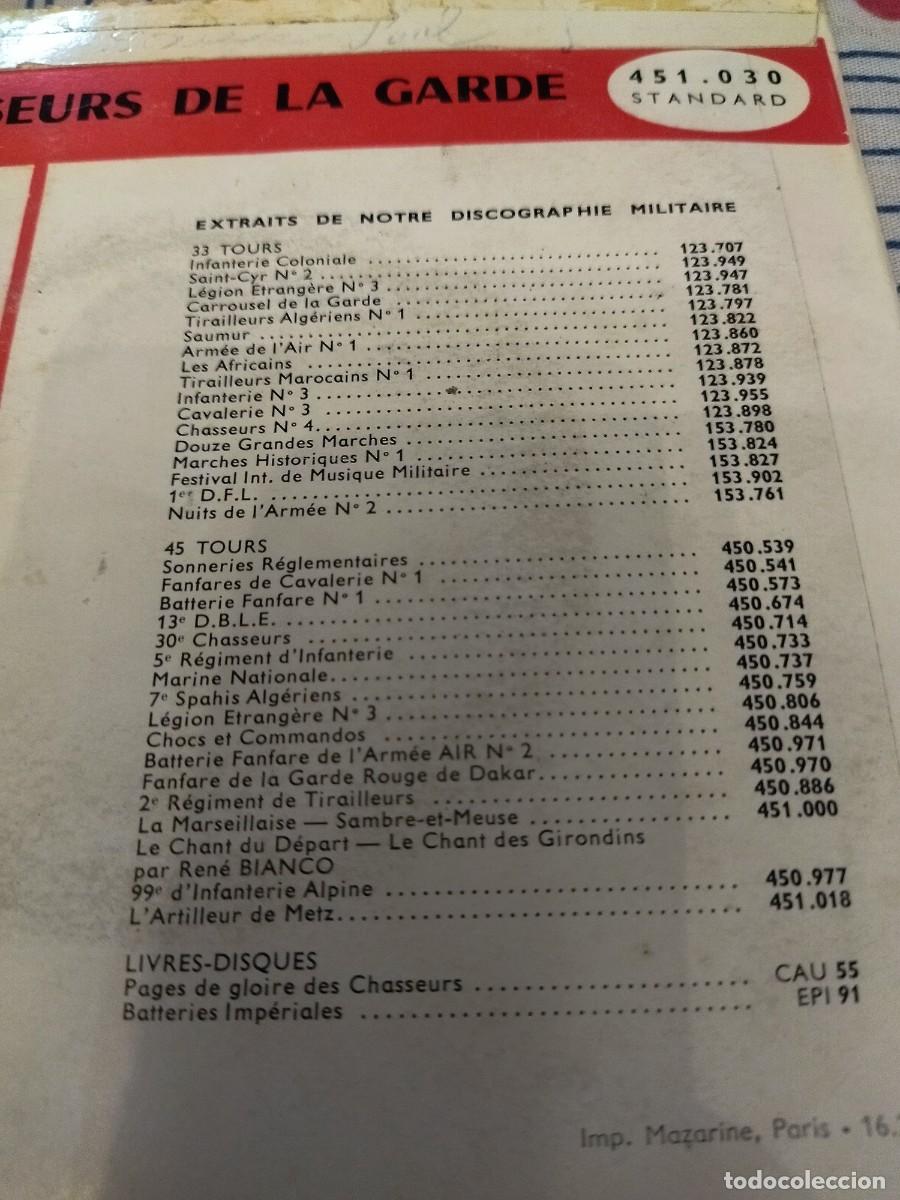 Discos de vinilo: vinilo les chasseurs de la garde - Foto 4