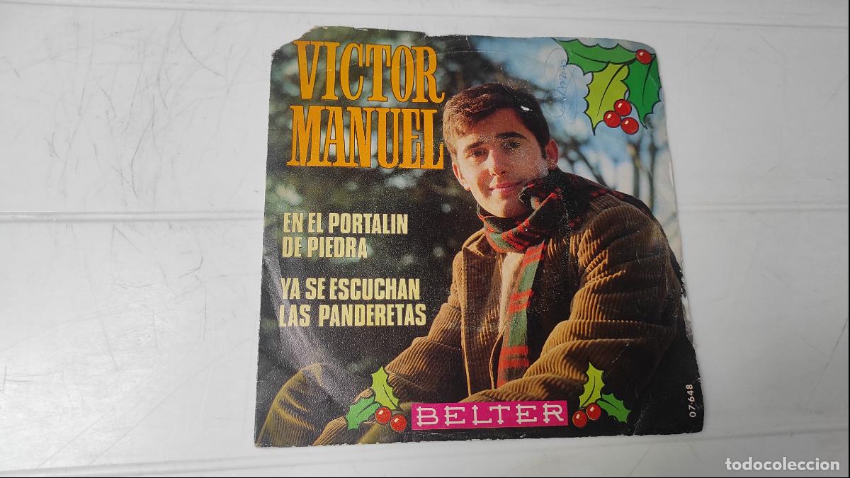 Discos de vinilo: SINGLE VICTOR MANUEL - EN EL PORTALIN DE PIEDRA - Foto 1