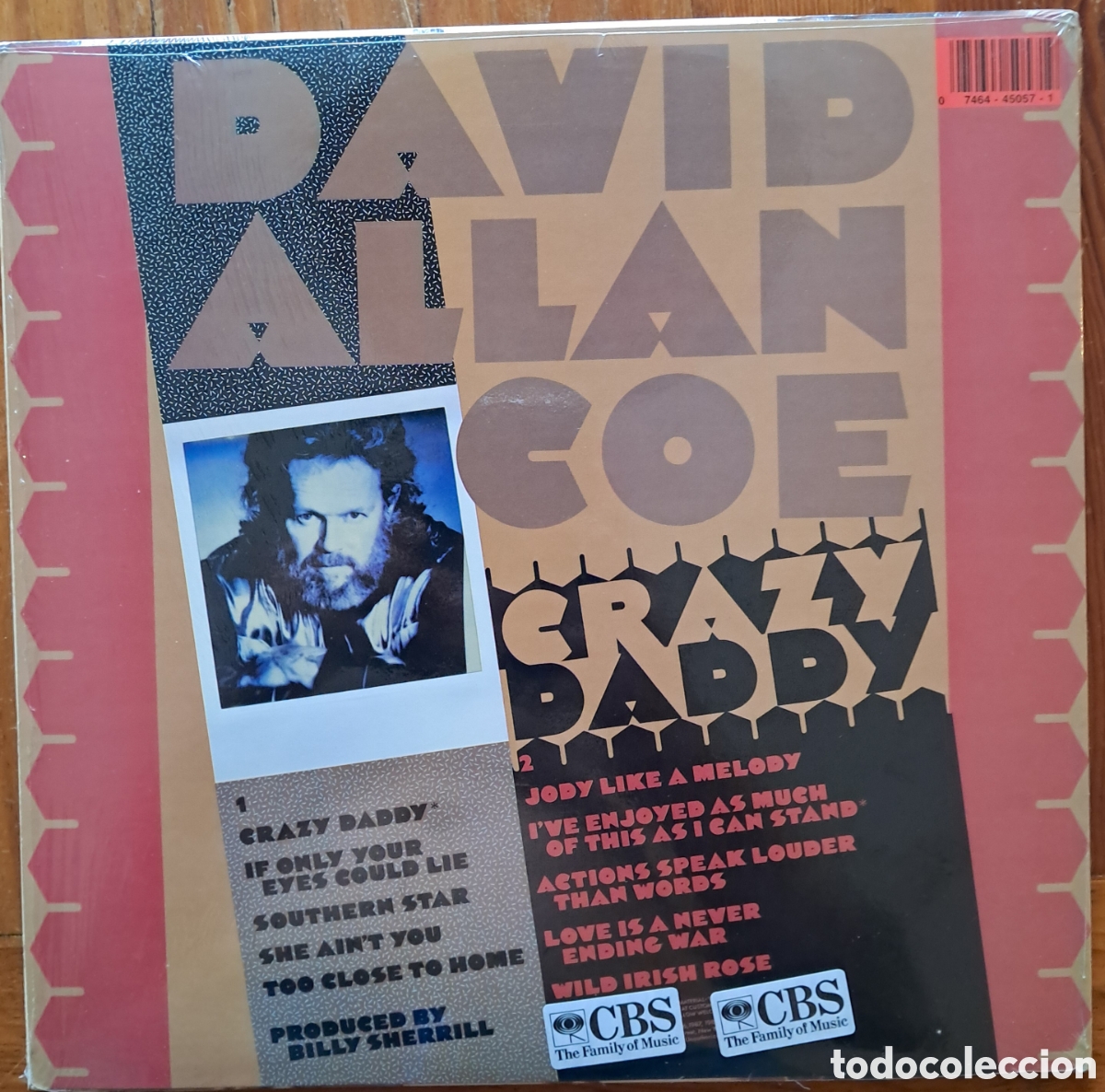 Discos de vinilo: David Allan Coe - crazy daddy - Foto 2