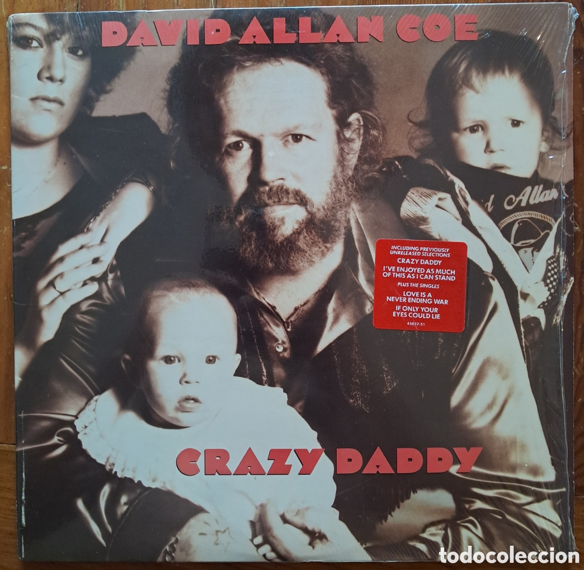 Discos de vinilo: David Allan Coe - crazy daddy - Foto 1