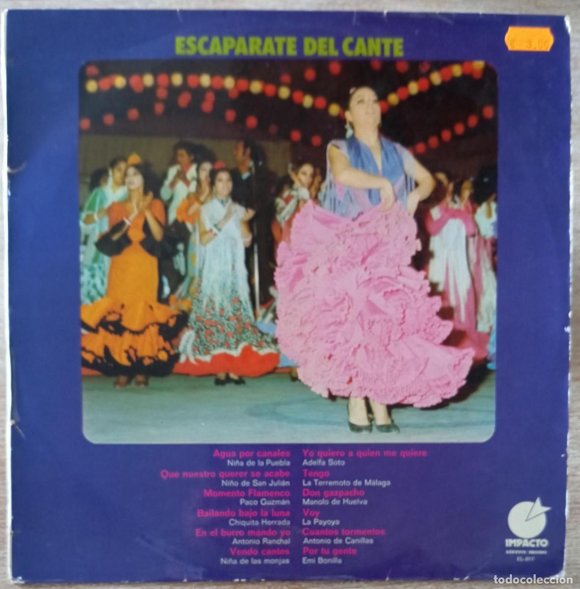 Discos de vinilo: VINILO ESCAPARATE DEL CANTE - Foto 1