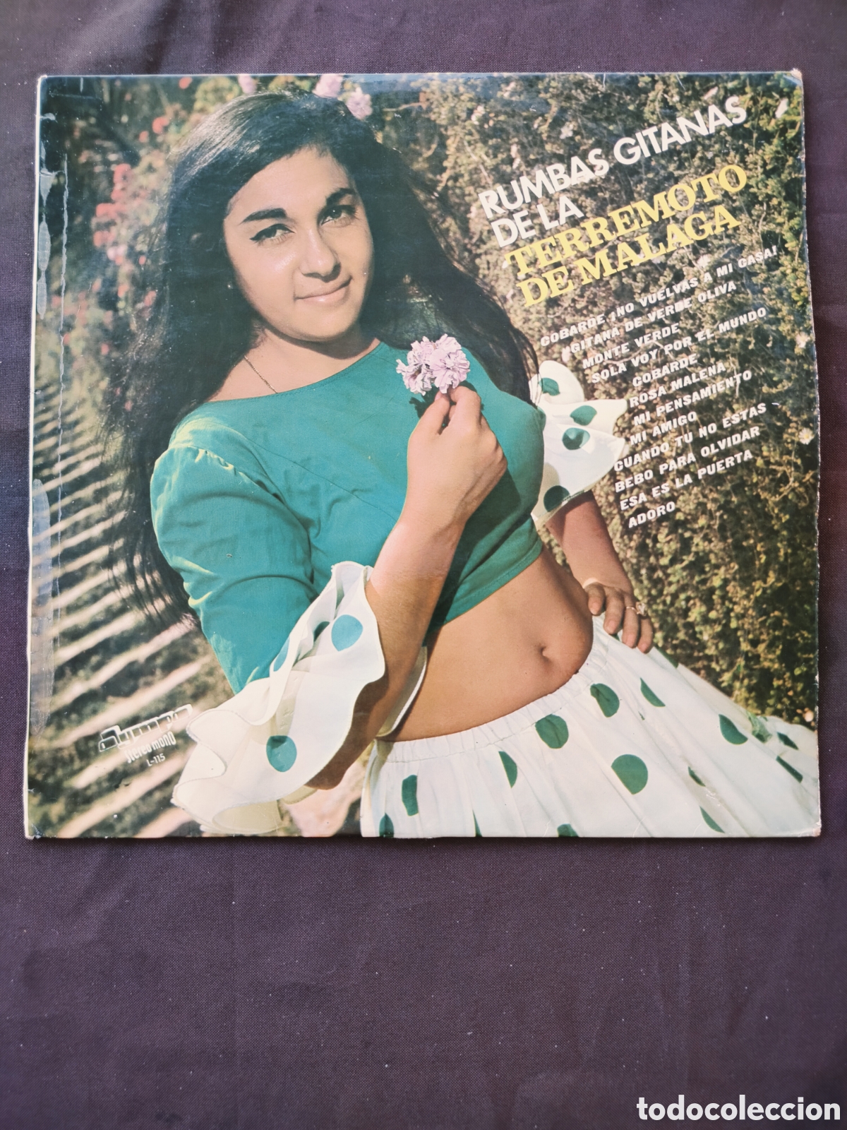 Discos de vinilo: LP Terremoto de M&aacute;laga - Foto 1