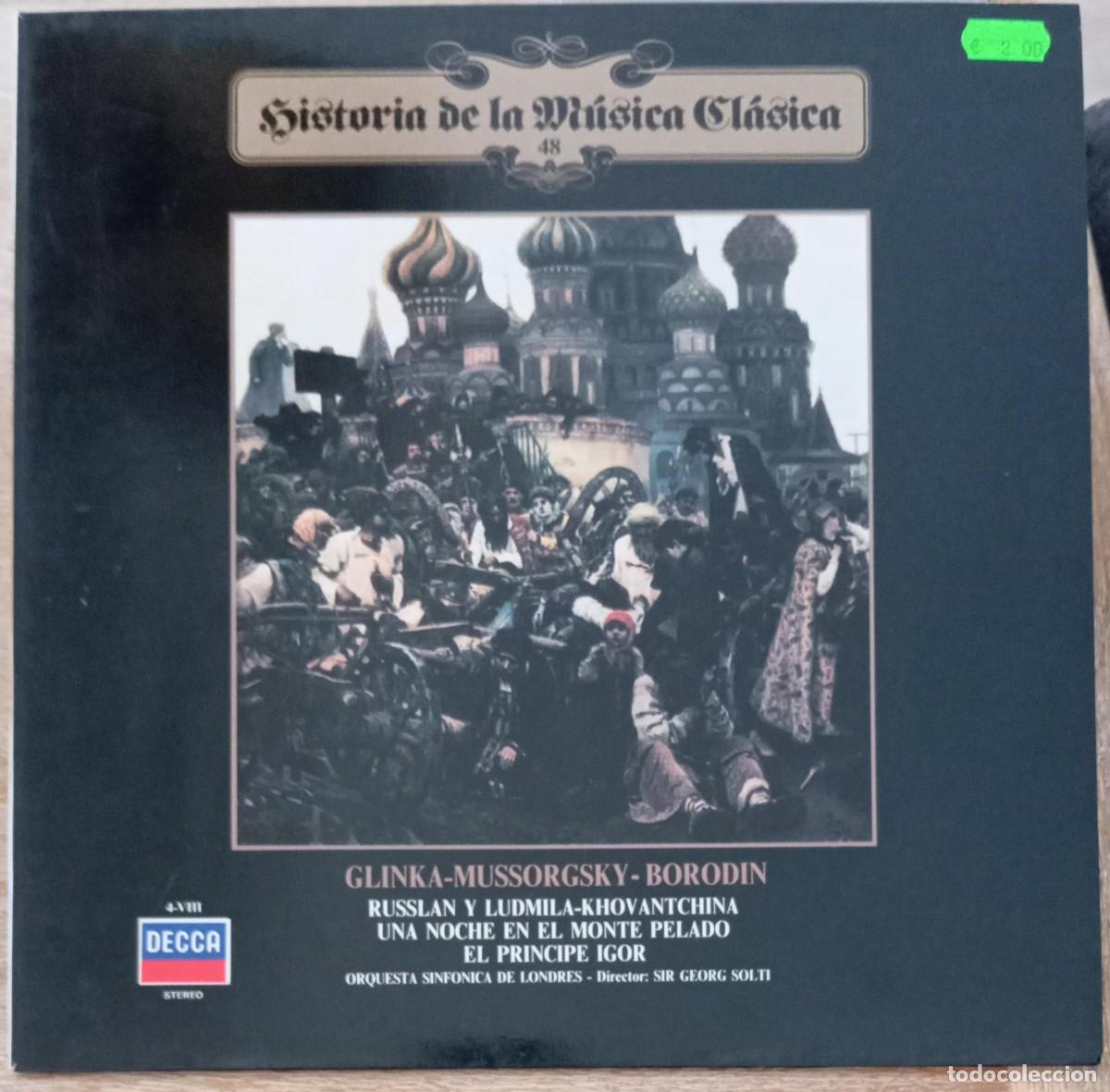 Discos de vinilo: VINILO GLINKA - MUSSORGSKY - BORODIN - Foto 1