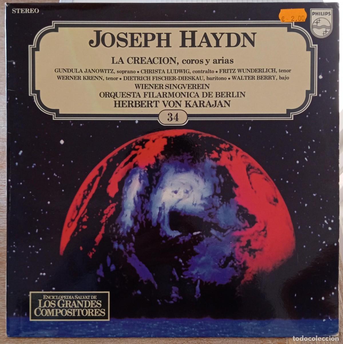Discos de vinilo: VINILO JOSEPH HAYDN - LA CREACION - Foto 1