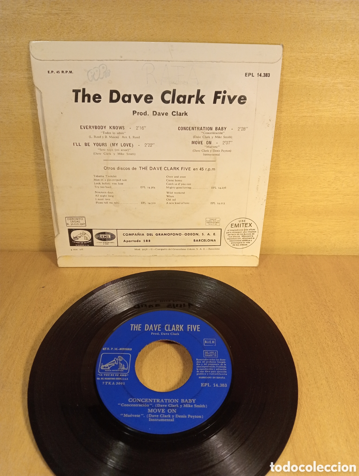 Discos de vinilo: The Dave Clark Five. Everybody Knows. - Foto 2