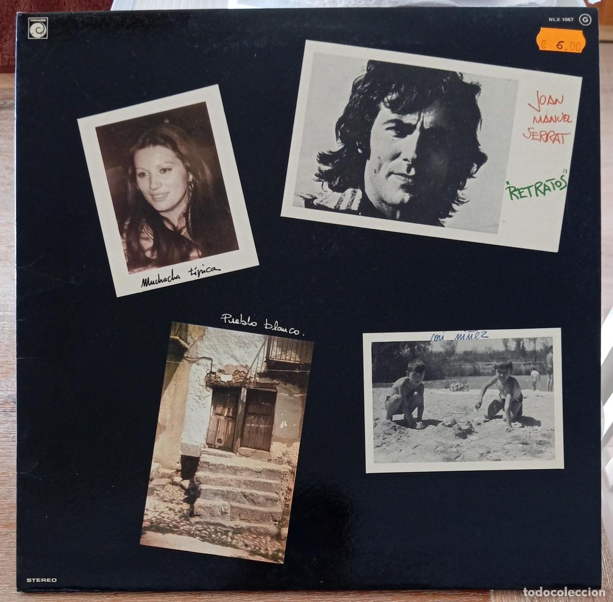 Discos de vinilo: VINILO JOAN MANUEL SERRAT - RETRATOS - Foto 1