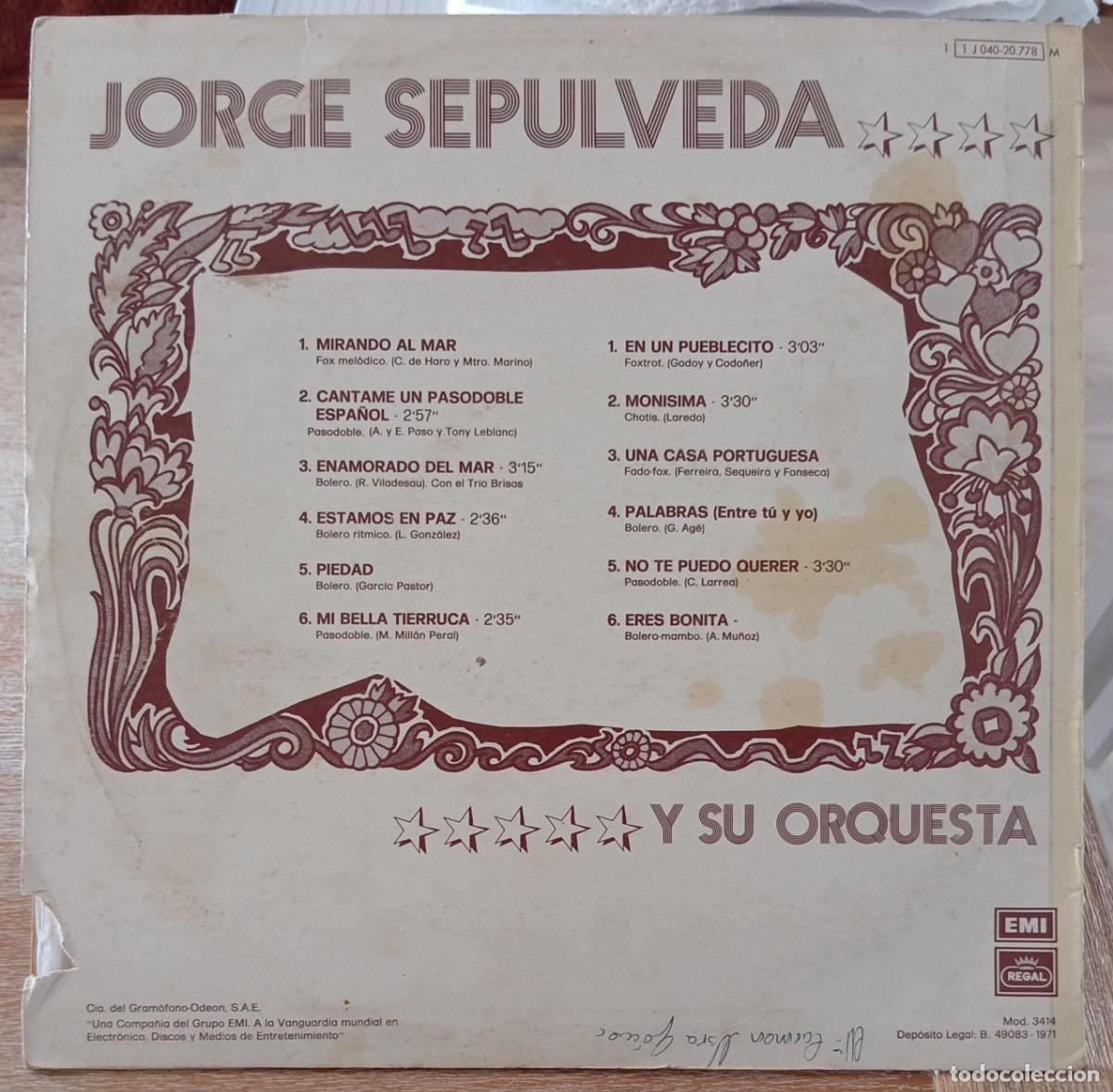 Discos de vinilo: VINILO JORGE SEPULVEDA Y SU ORQUESTA - Foto 2
