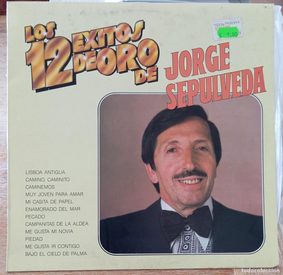 Discos de vinilo: VINILO JORGE SEPULVEDA - LOS 12 EXITOS DE ORO - Foto 1