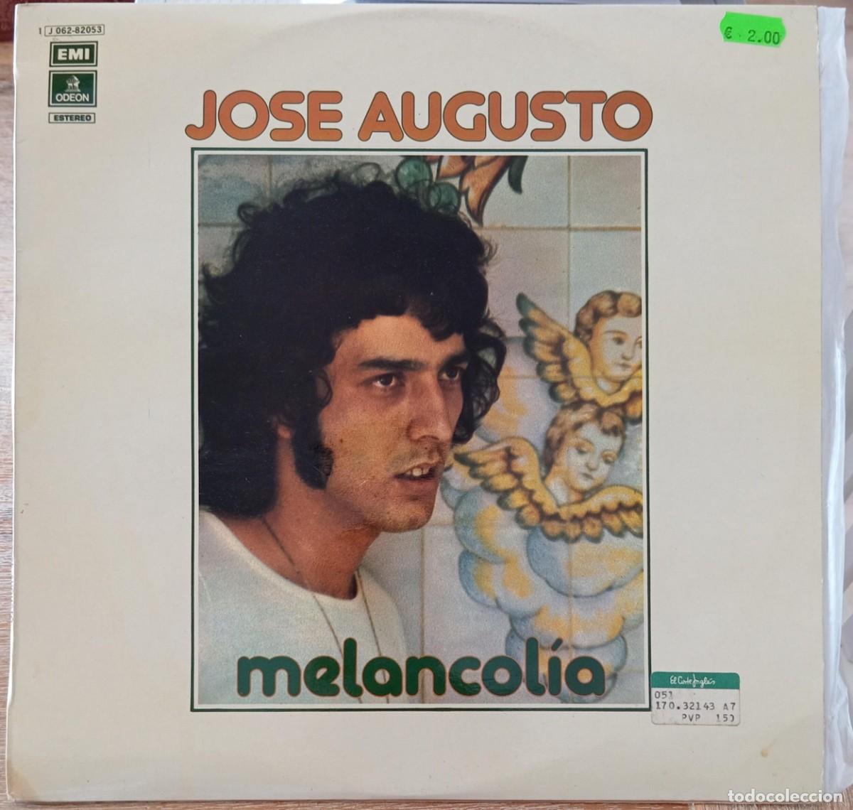Discos de vinilo: VINILO JOSE AUGUSTO - MELANCOLIA - Foto 1