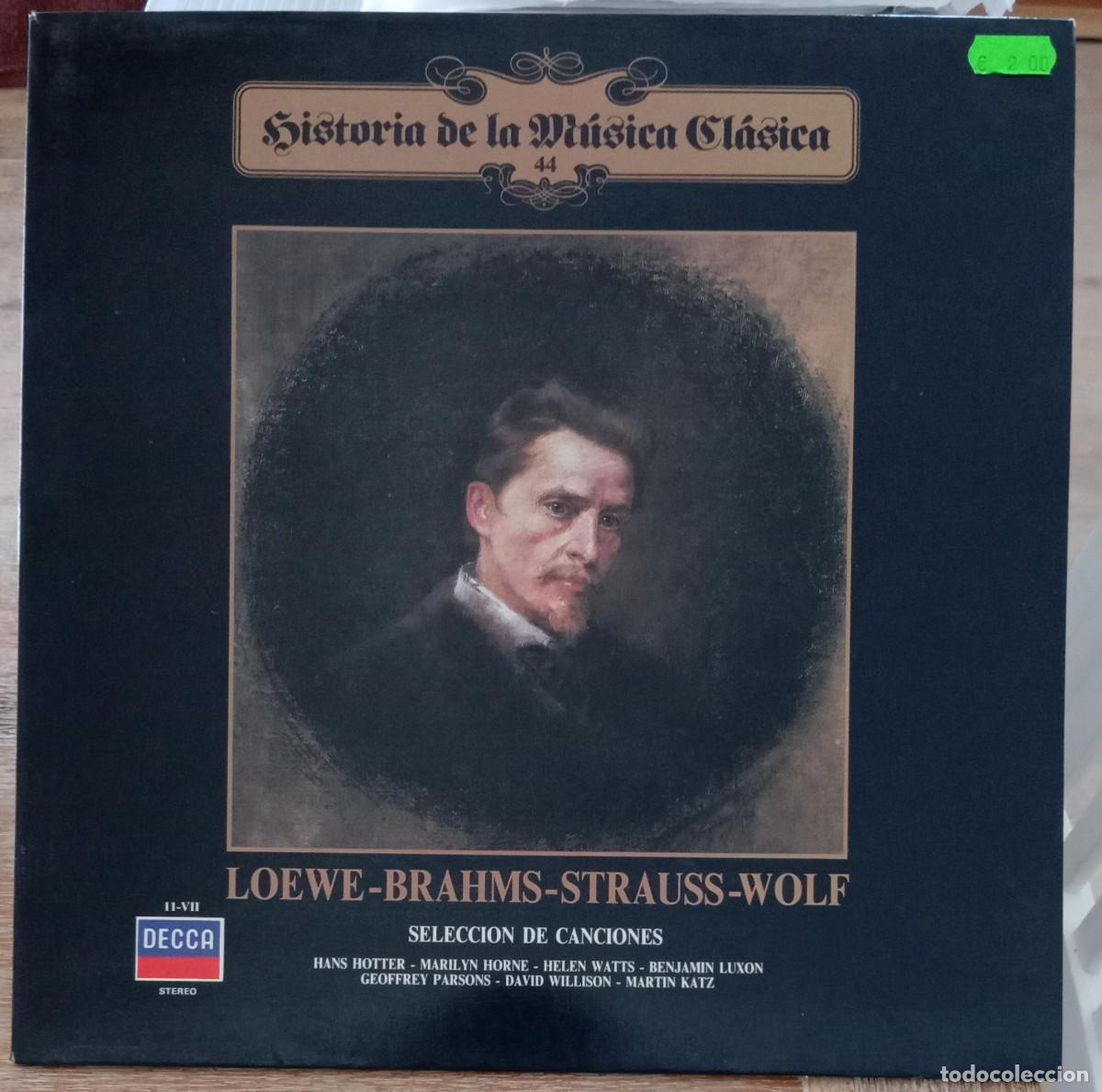 Discos de vinilo: VINILO LOEWE - BRAHMS - STRAUSS - WOLF - Foto 1