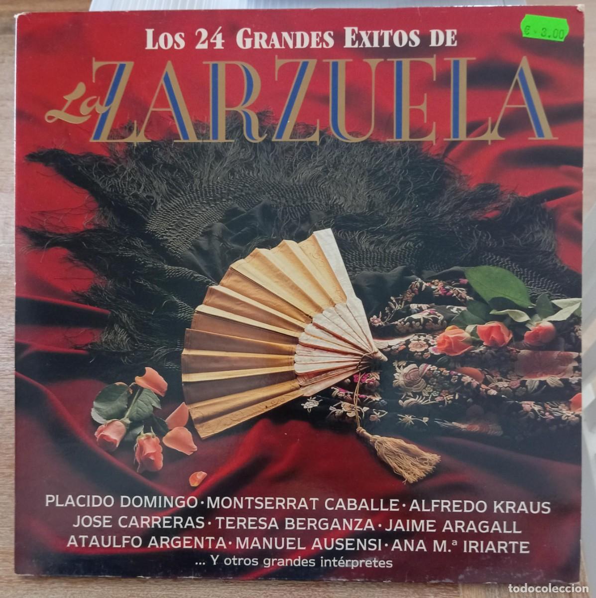 Discos de vinilo: VINILO LOS 24 GRANDES EXITOS DE LA ZARZUELA - Foto 1