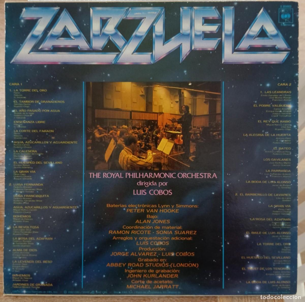 Discos de vinilo: VINILO LUIS COBOS - ZARZUELA - Foto 2