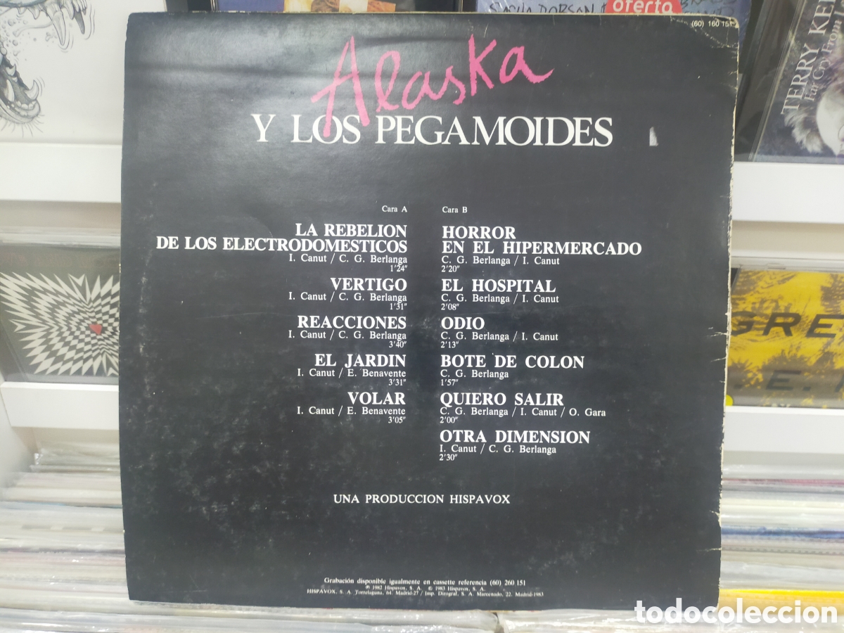 Discos de vinilo: Alaska y los pegamoides LP 1983 escuchado - Foto 2