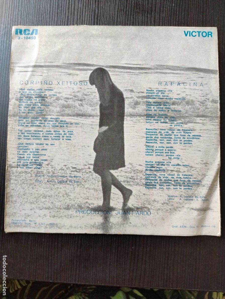 Discos de vinilo: Andres Do Barro EP Corpi&ntilde;o Xeitoso Rapaci&ntilde;a - Foto 3