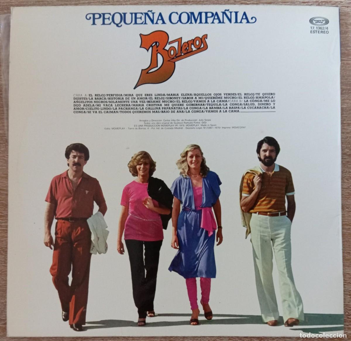 Discos de vinilo: VINILO PEQUE&Ntilde;A COMPANIA - BOLEROS - Foto 2