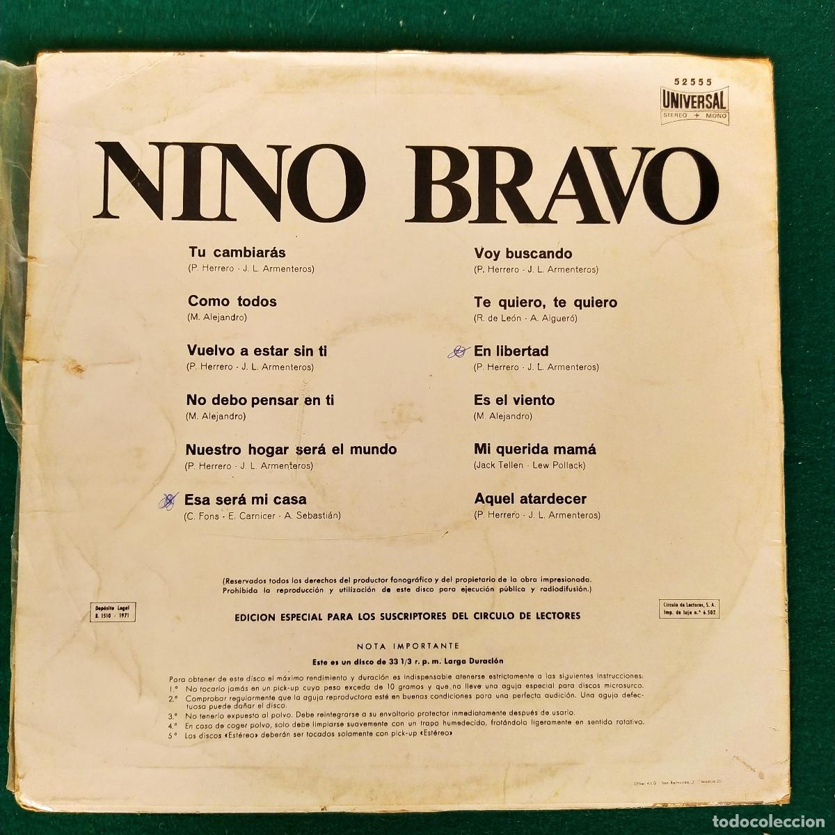 Discos de vinilo: Nino Bravo &ndash; Nino Bravo - Foto 2