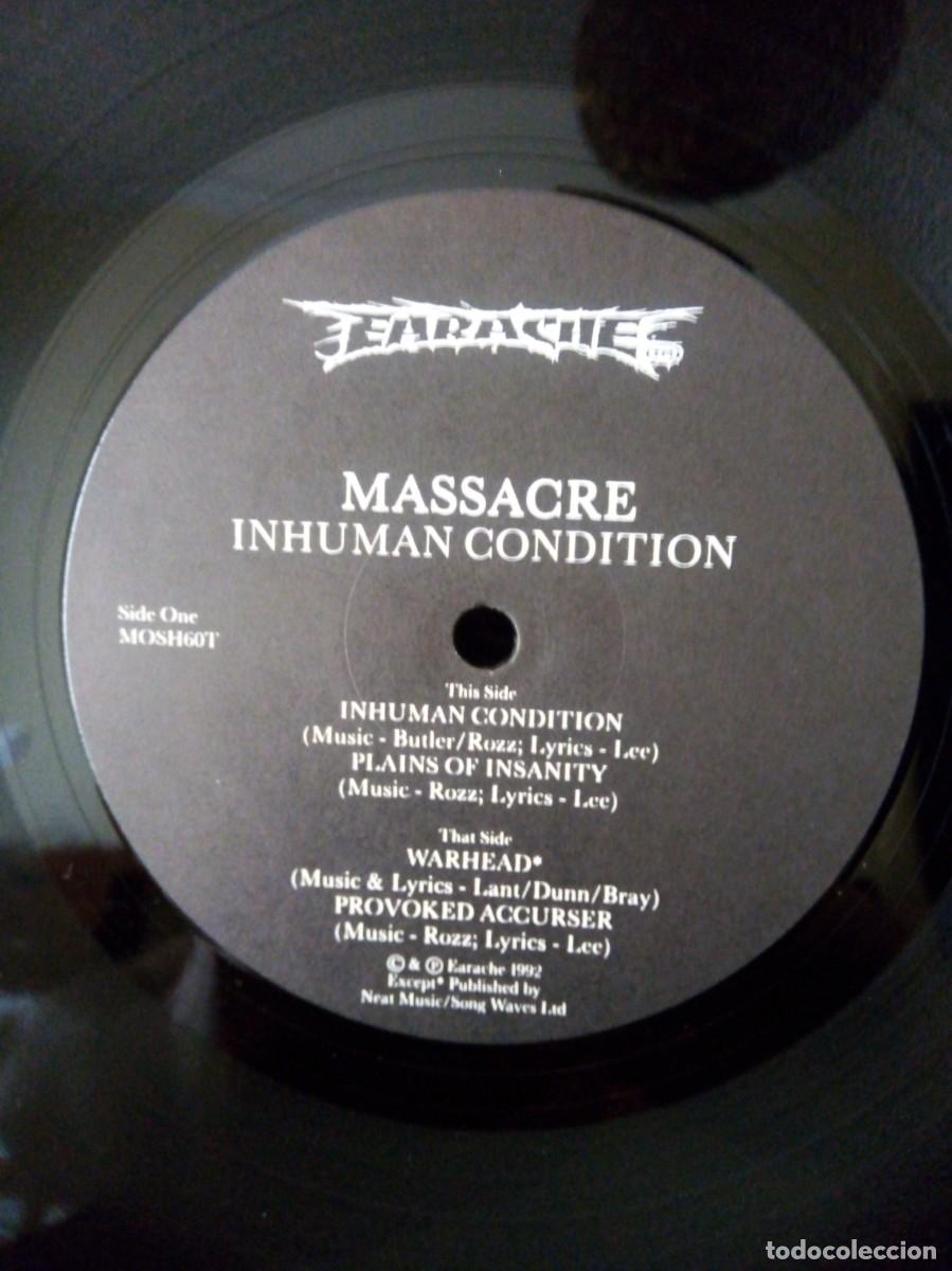 Discos de vinilo: Massacre, inhuman condition 1992 - Foto 3