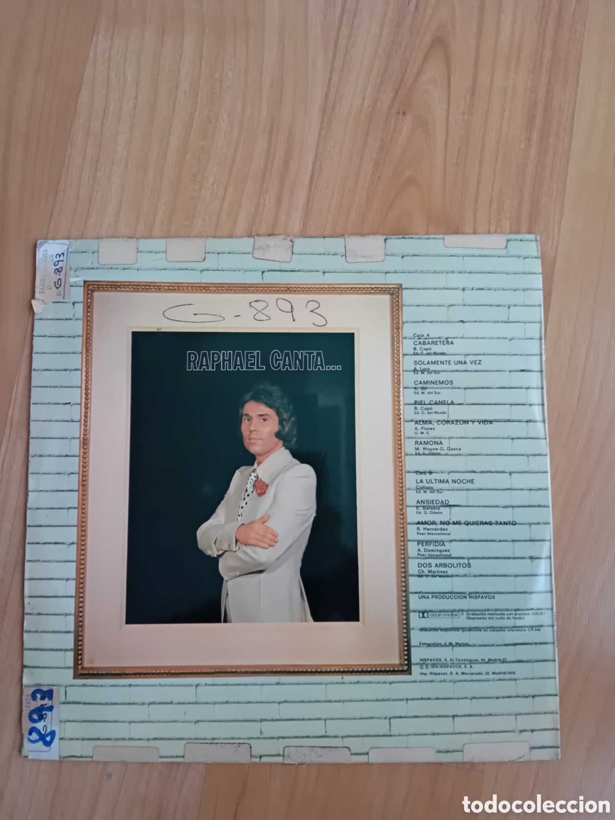 Discos de vinilo: RAPHAEL CANTA......... - Foto 2