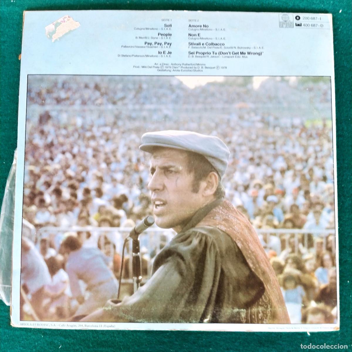 Discos de vinilo: Adriano Celentano &ndash; Soli - Foto 2