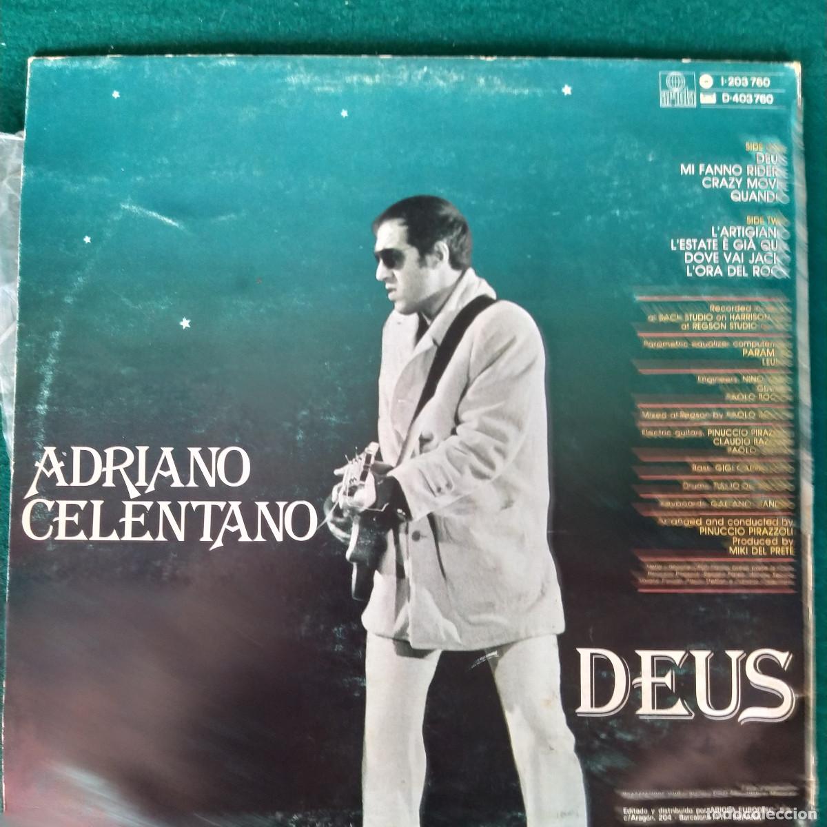 Discos de vinilo: Adriano Celentano &ndash; Deus - Foto 1