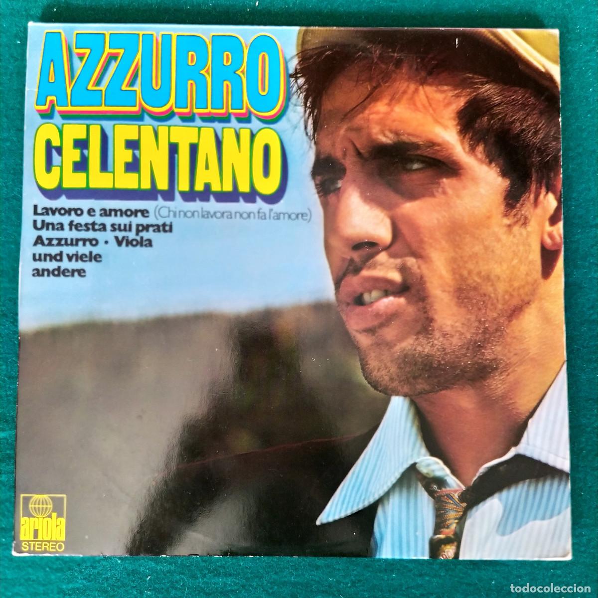 Discos de vinilo: Adriano Celentano &ndash; Azzurro - Foto 1