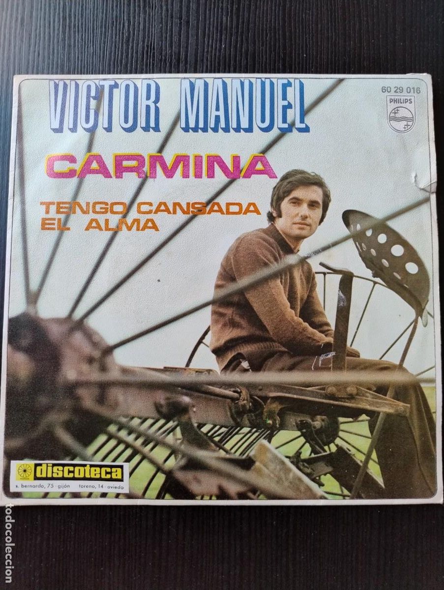 Discos de vinilo: Victor Manuel disco EP Carmina - Foto 1