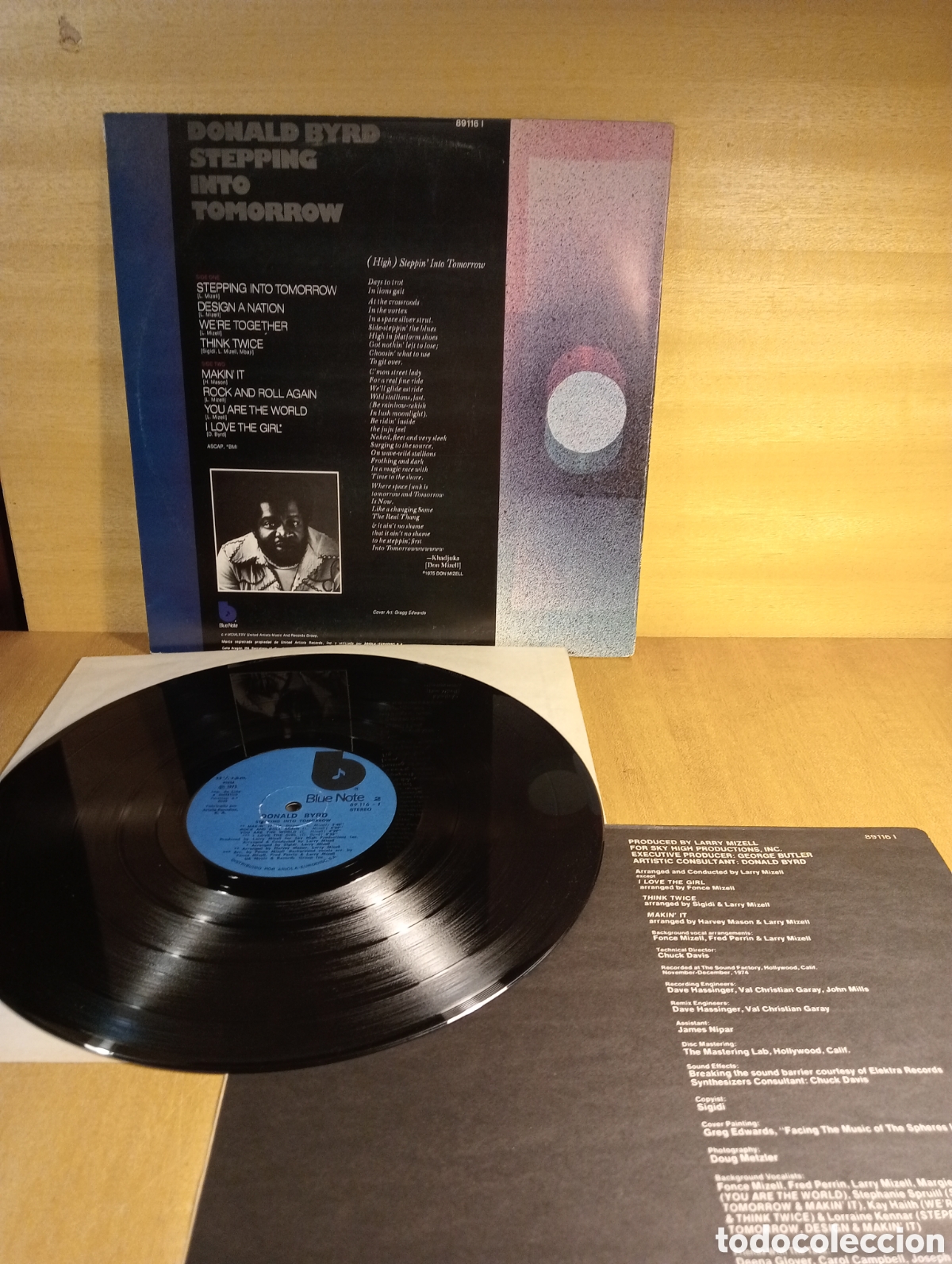 Discos de vinilo: Donald Byrd. Stepping into tomorrow. - Foto 2