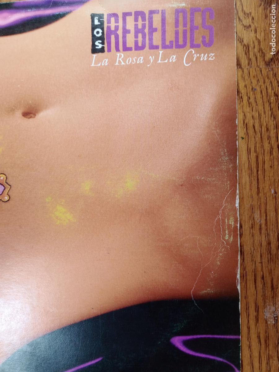 Discos de vinilo: Los Rebeldes - La rosa y la cruz - Foto 2
