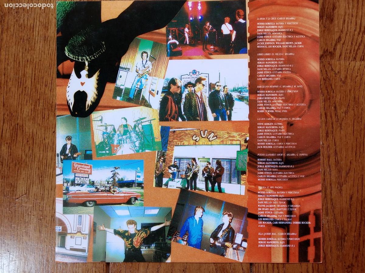 Discos de vinilo: Los Rebeldes - La rosa y la cruz - Foto 4