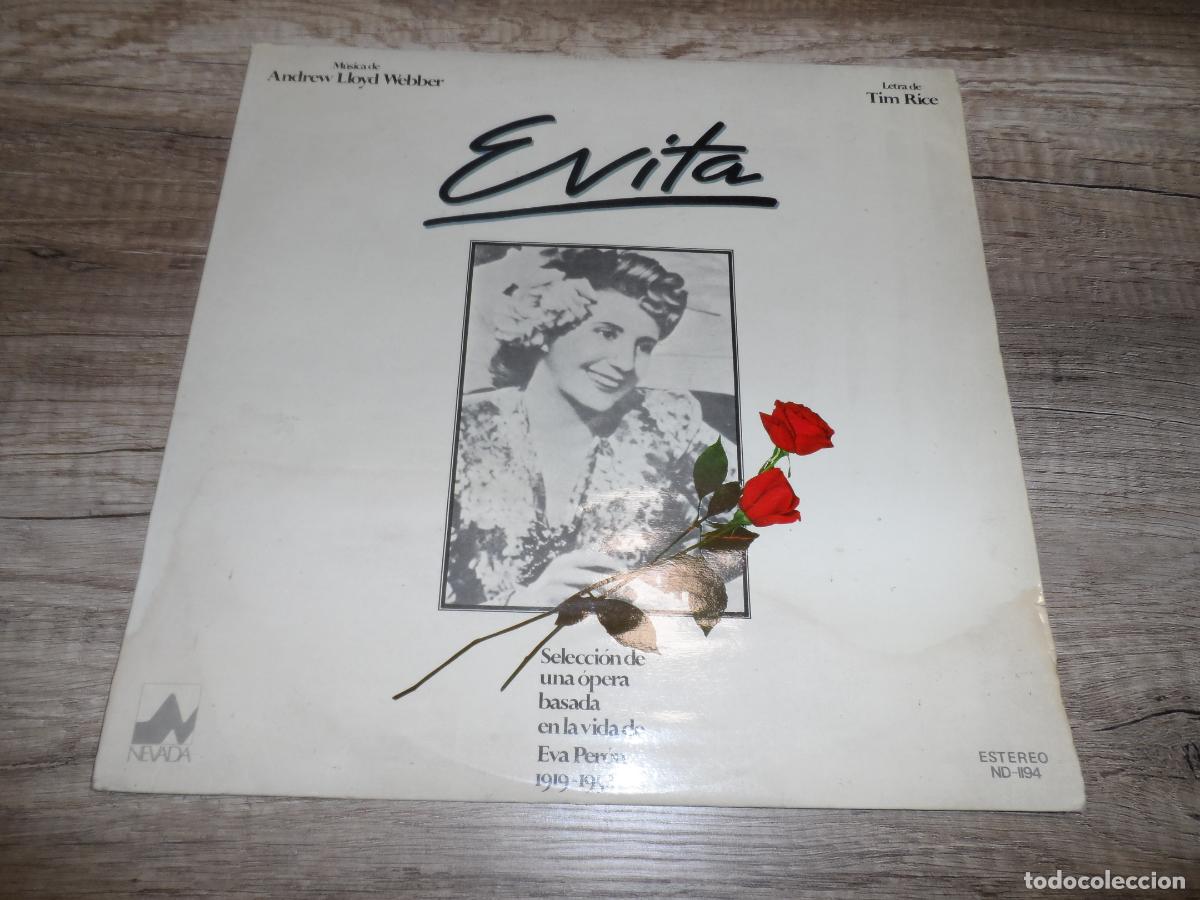 Discos de vinilo: EVITA - MUSICA DE ANDREW LLOYD WEBBER - Foto 1