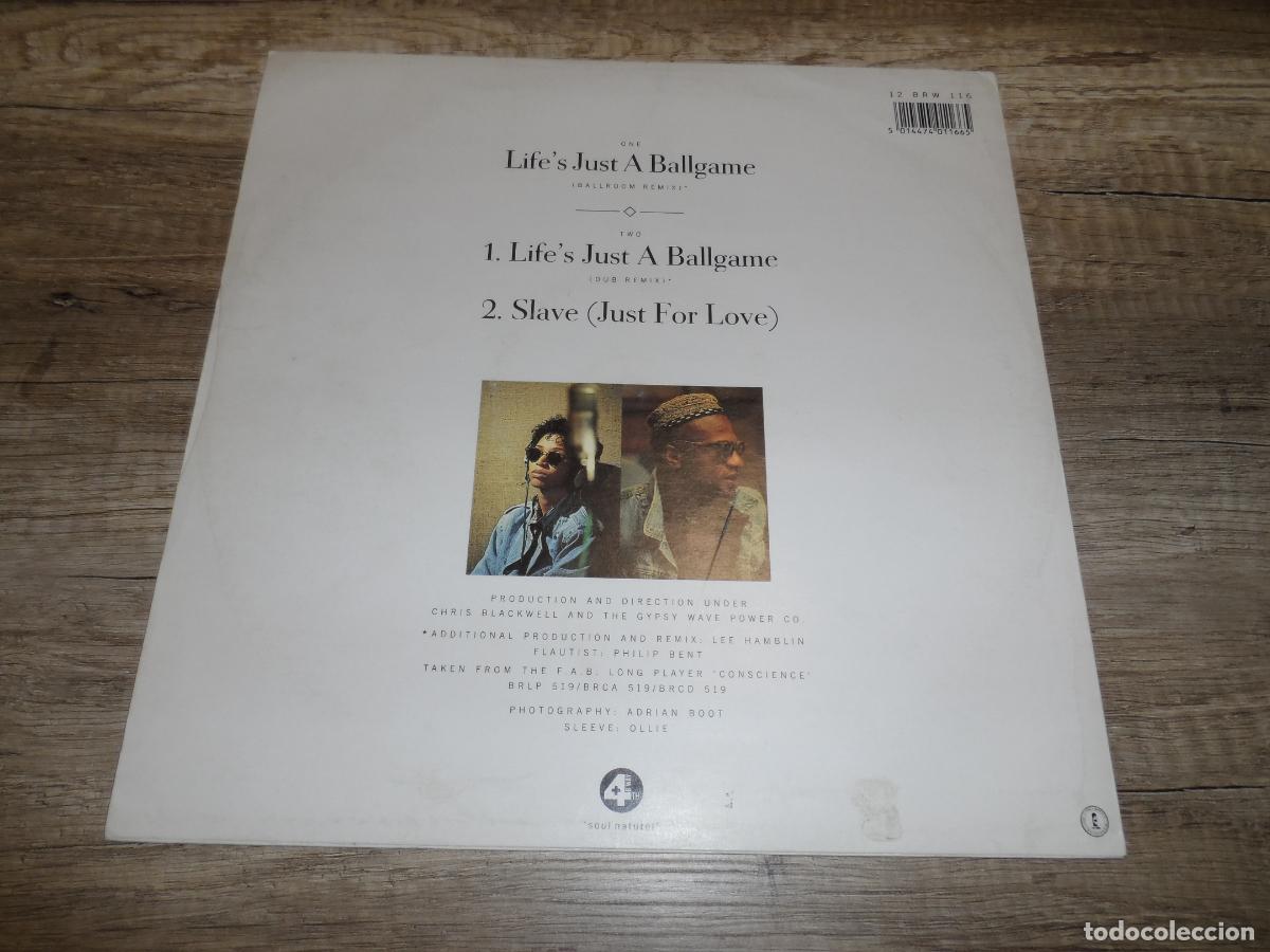 Discos de vinilo: WOMACK & WOMACK - LIFES JUST A BALLGAME - Foto 2