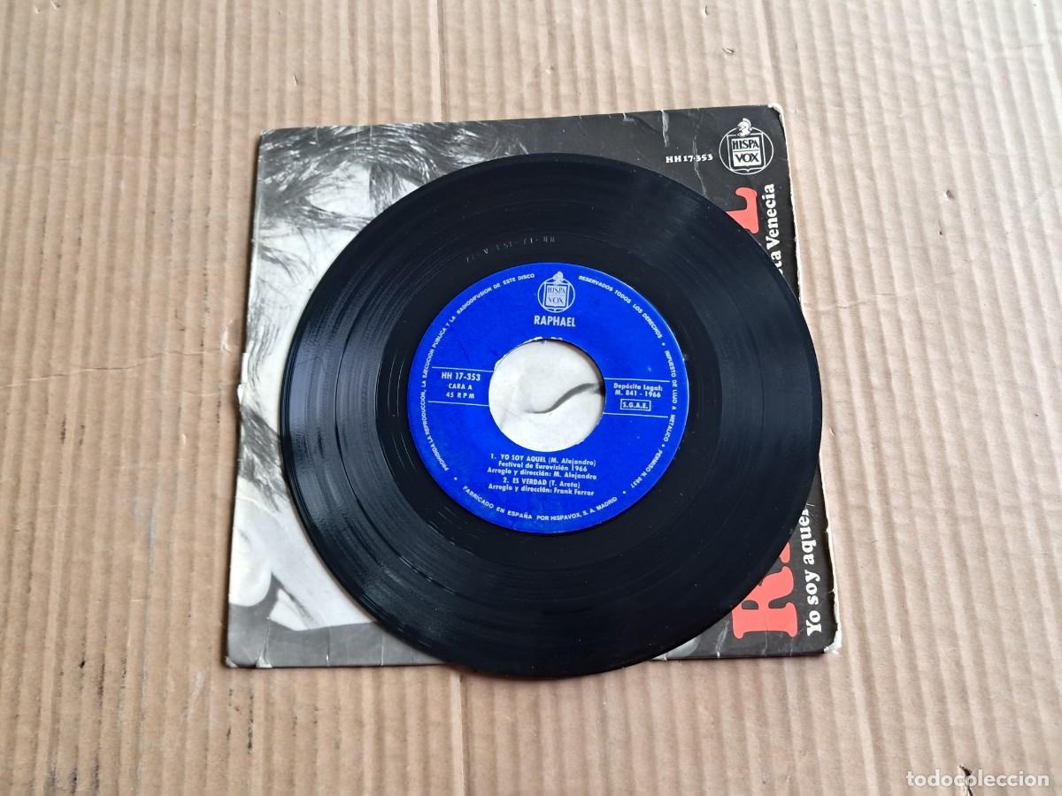 Discos de vinilo: RAPHAEL - YO SOY AQUEL EP 4 TEMAS 1966 - Foto 3