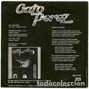 Discos de vinilo: Gato Perez* &lrm;&ndash; Sabor De Barrio - Foto 2