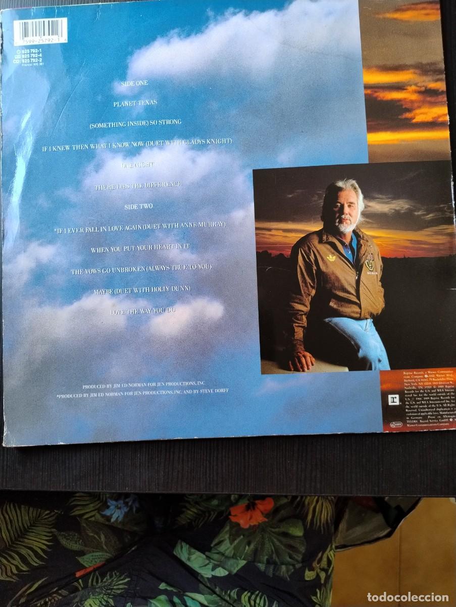 Discos de vinilo: Kenny Rogers LP Something inside so strong - Foto 4
