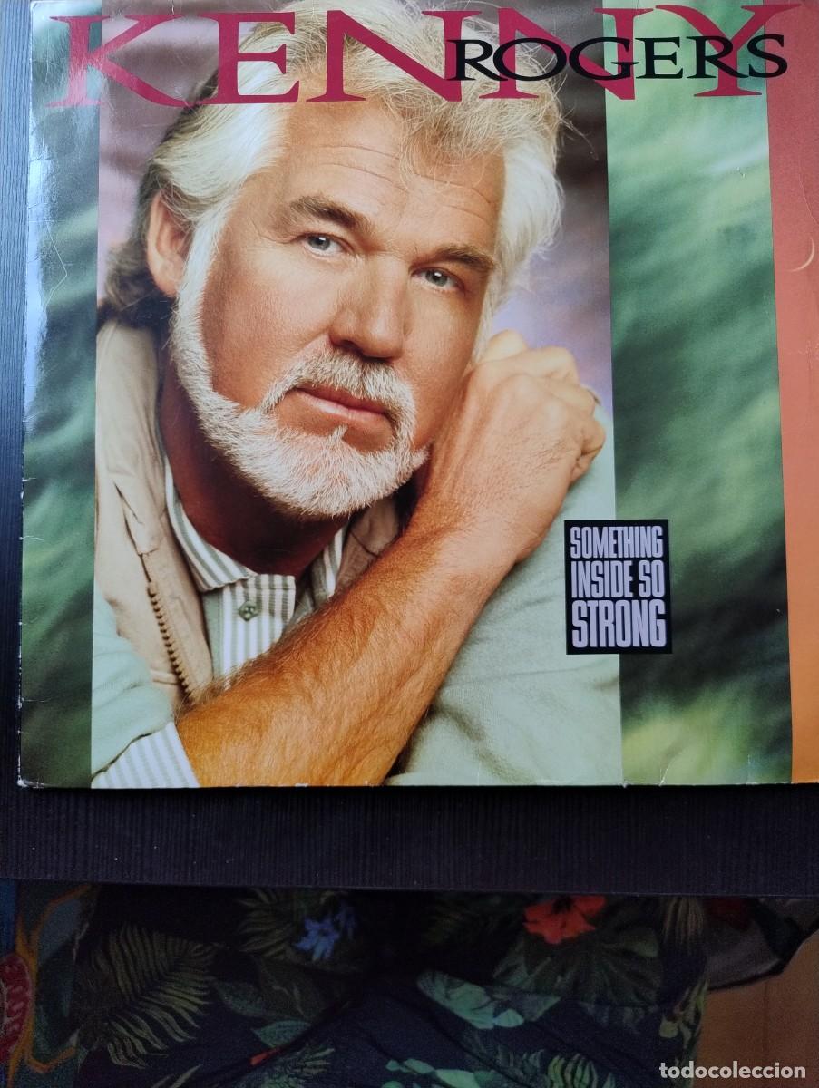 Discos de vinilo: Kenny Rogers LP Something inside so strong - Foto 1