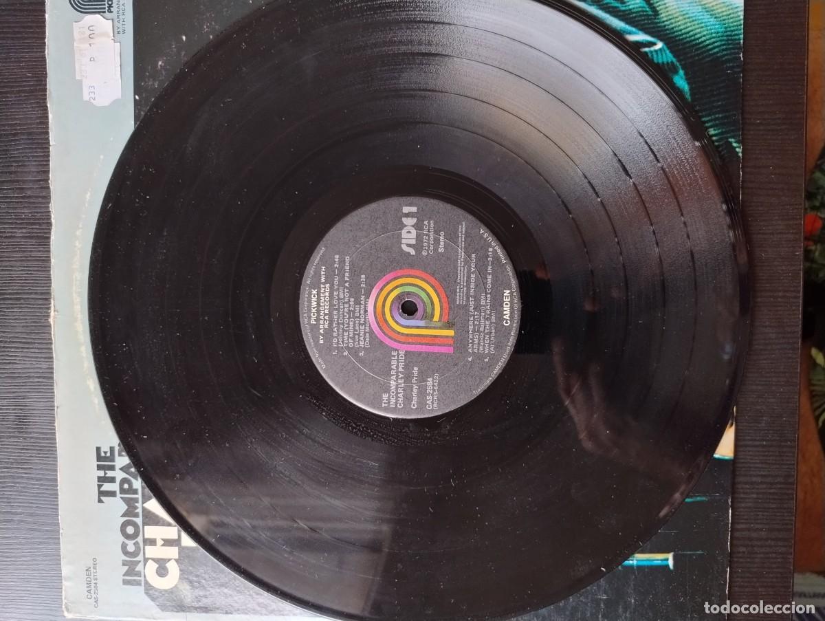 Discos de vinilo: Charley Pride LP the incomparable - Foto 2
