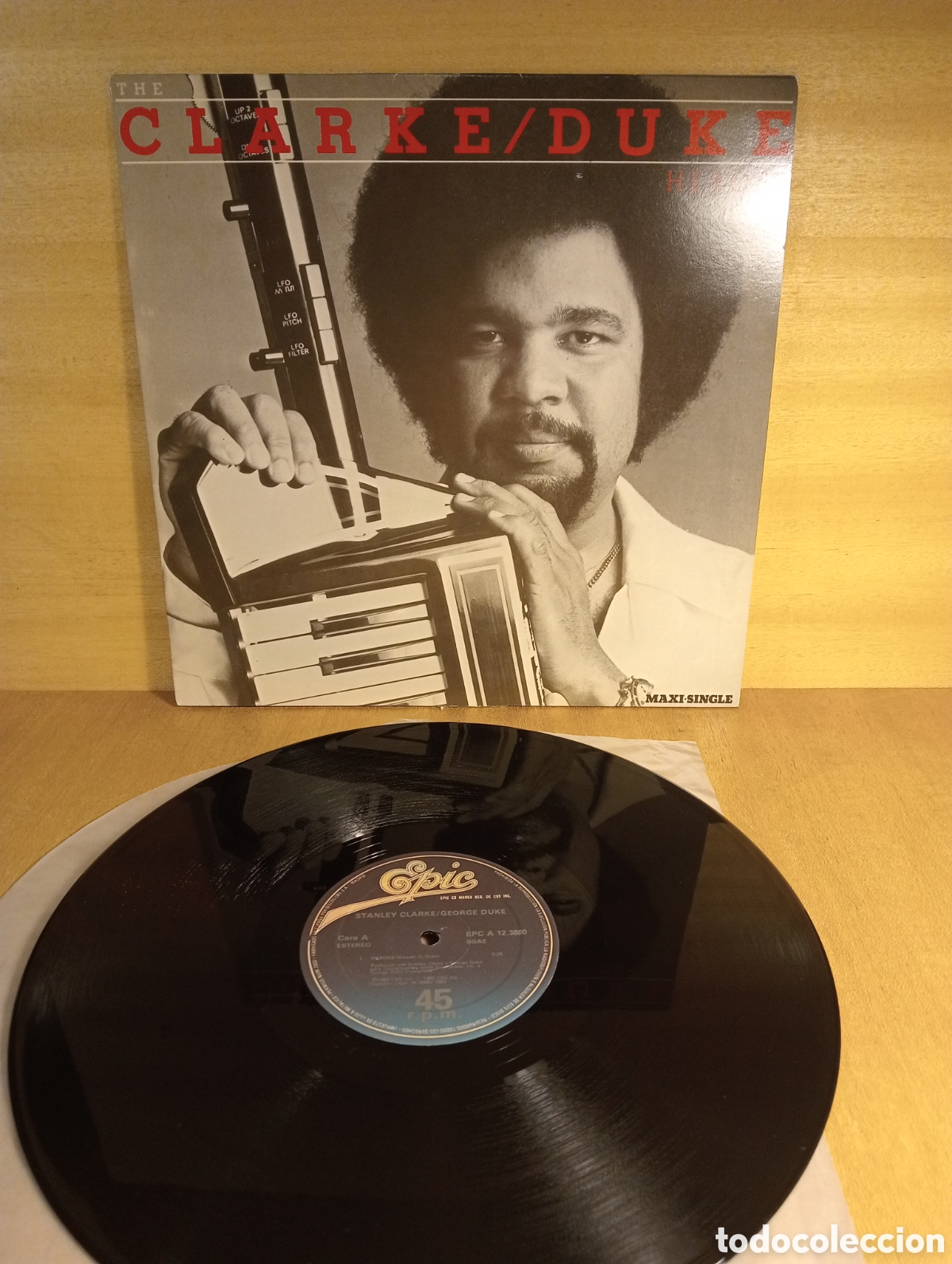 Discos de vinilo: Stanley Clarke. George Duke. Heroes. - Foto 1
