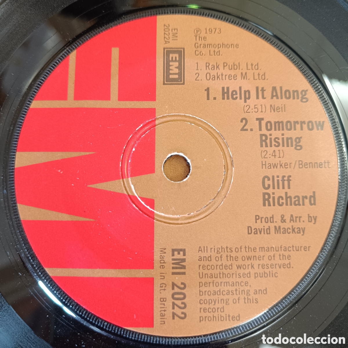 Discos de vinilo: Cliff Richard &ndash; Help It Along - Foto 1