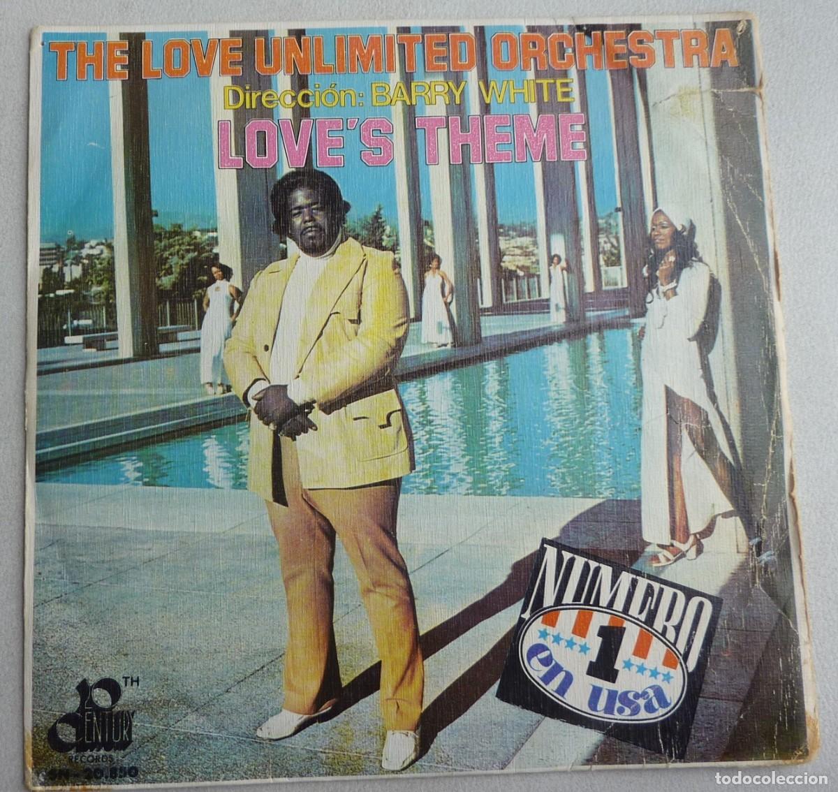 Discos de vinilo: BARRY WHITE / LOVES THEME / 1974 / SINGLE - Foto 1