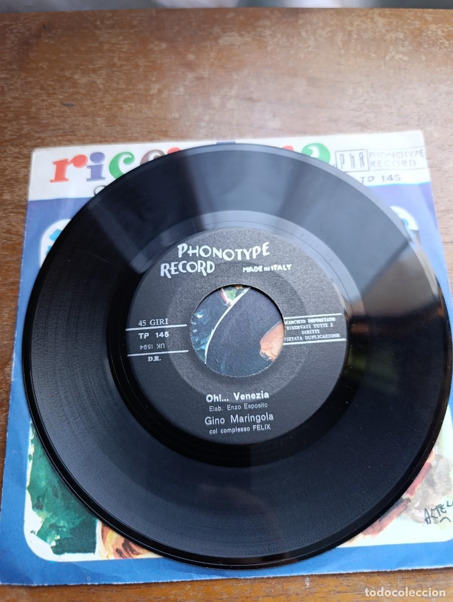 Discos de vinilo: Disco de vinilo Gino Maringola Oh! venecia - Foto 4