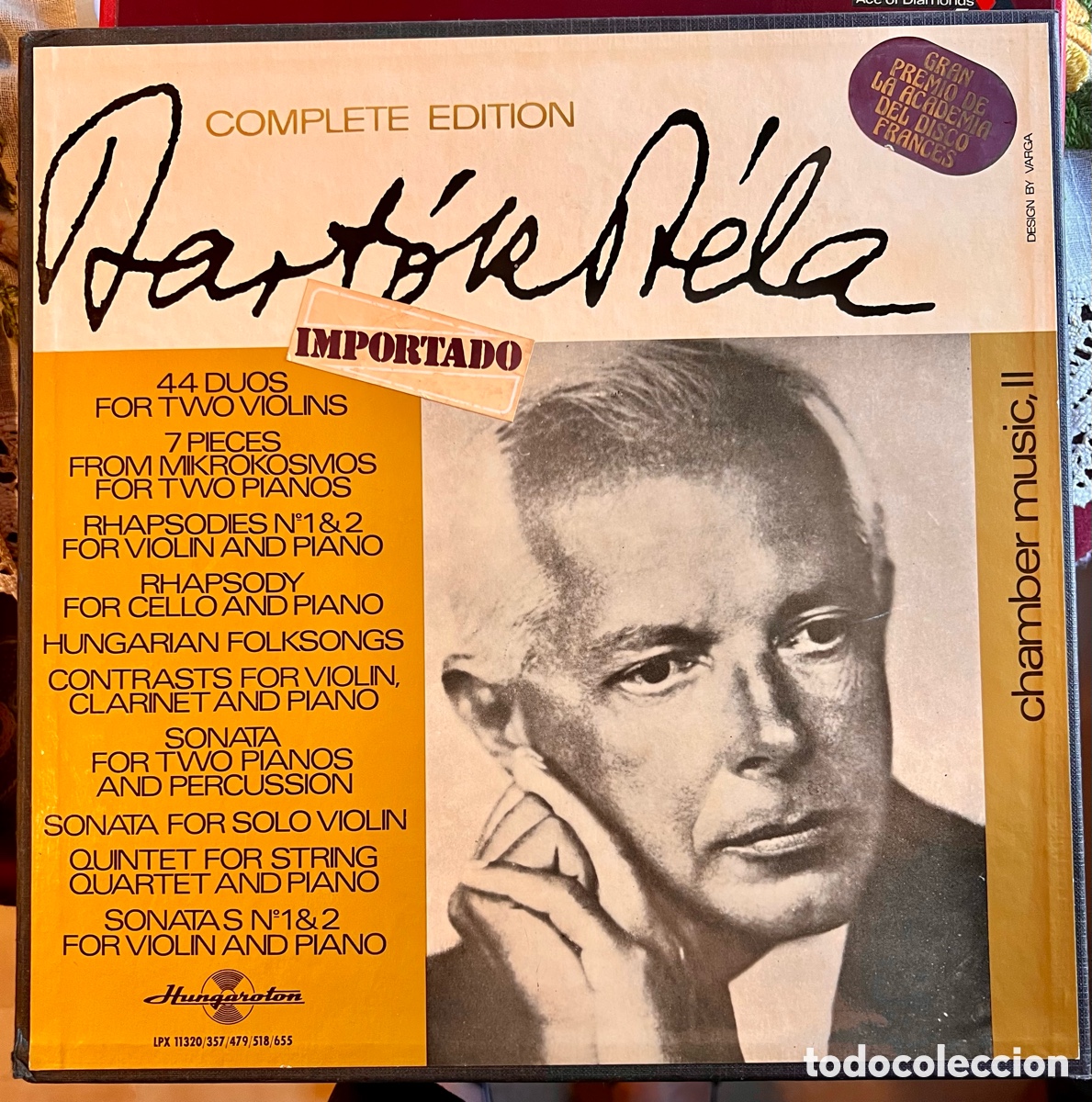 Discos de vinilo: Bartok, Complete edition, Chamber music, vol 2 - Foto 1