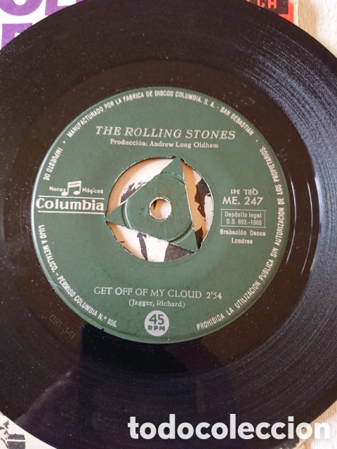 Discos de vinilo: The Rolling Stones - get off my cloud - Foto 4