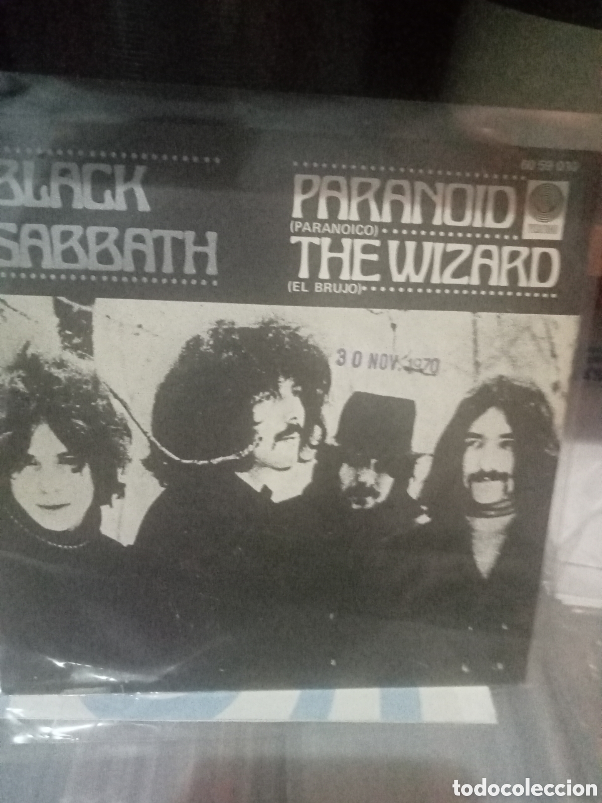 Discos de vinilo: Black Sabbath ,paranoide, 1970 - Foto 1