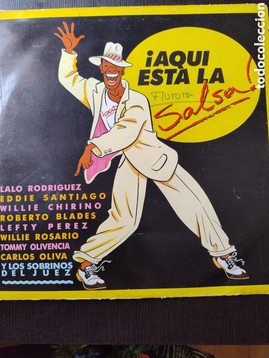 Vinyl records: Aqu&iacute; est&aacute; la salsa LP