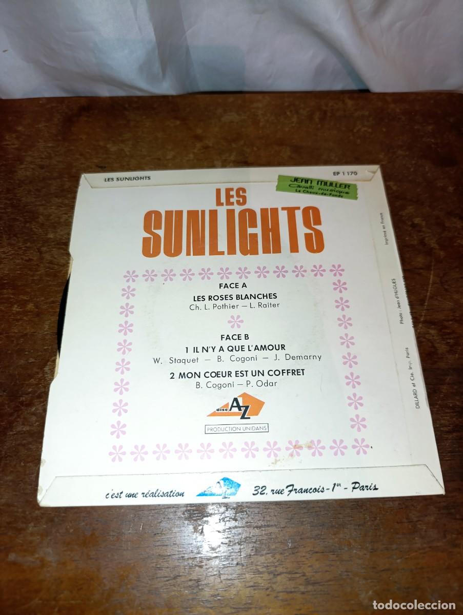 Discos de vinilo: Disco de vinilo Les Sunlights &ndash; Les Roses Blanches - Foto 2