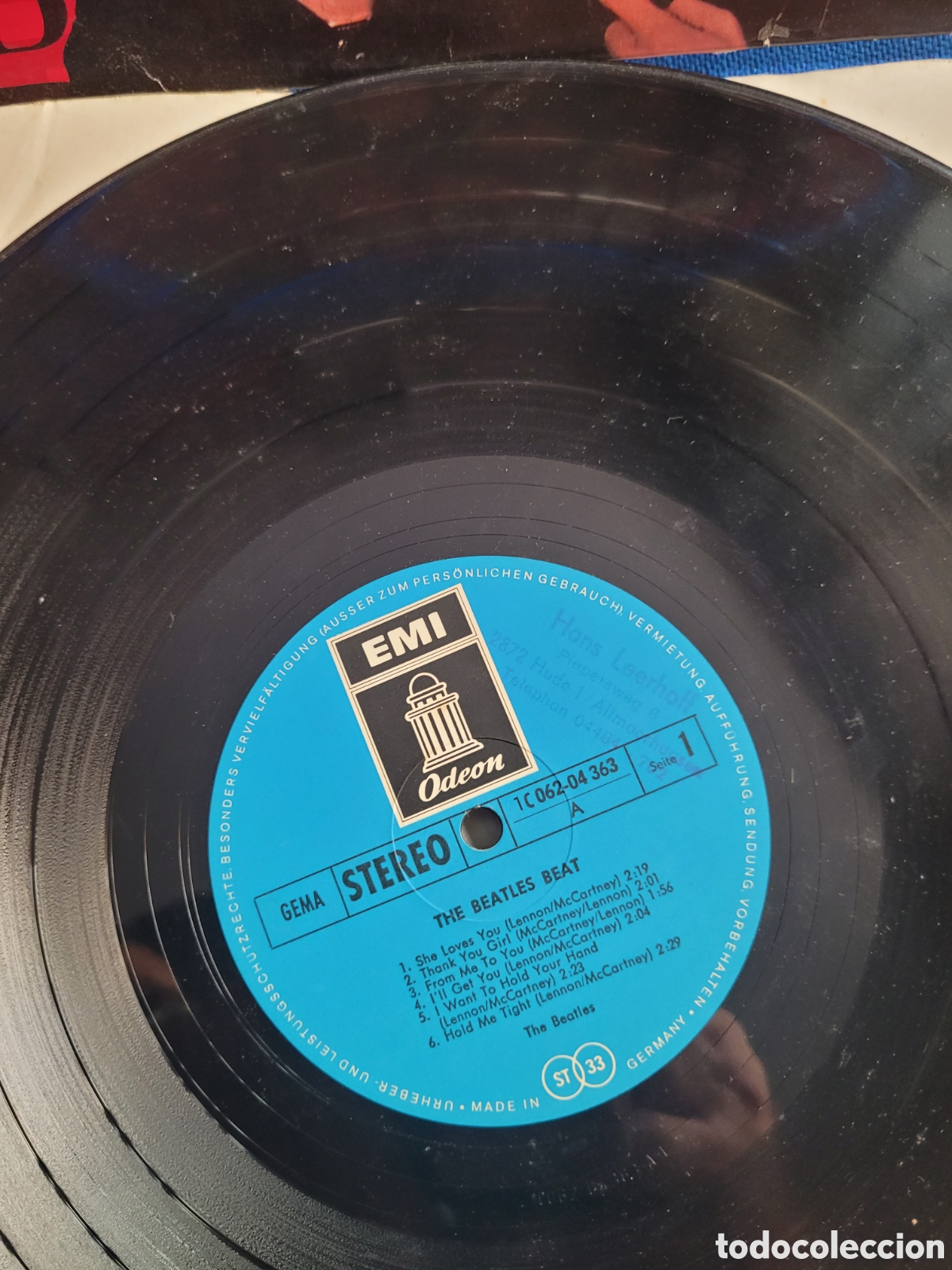 Discos de vinilo: BEATLES LP ALEMAN EXITOS A&Ntilde;OS 60 - Foto 2